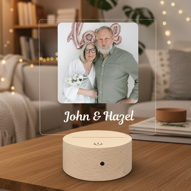 Couples Valentines LED Night Light (You Can Personalise Me!)