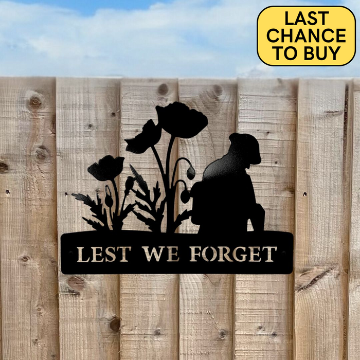 Lest We Forget Wall Art