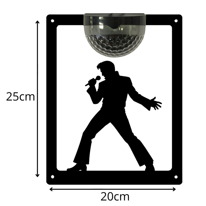 Limited Edition - Elvis Solar Light Wall Plaque