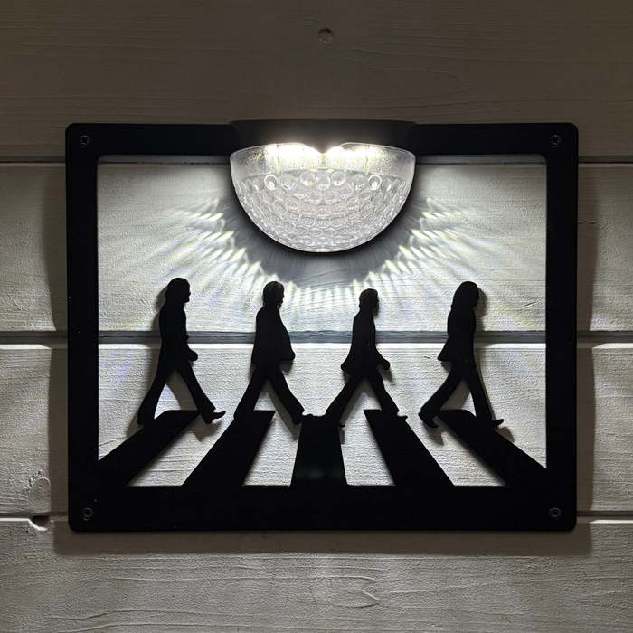 The Beatles Solar Light Wall Plaque