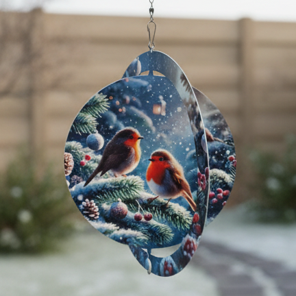 IMPERFECT - Limited Edition Winter Robin Spinner