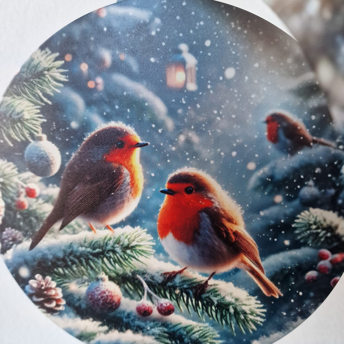 Winter Robin Orbit Spinner (Spins at Fixed 90°)