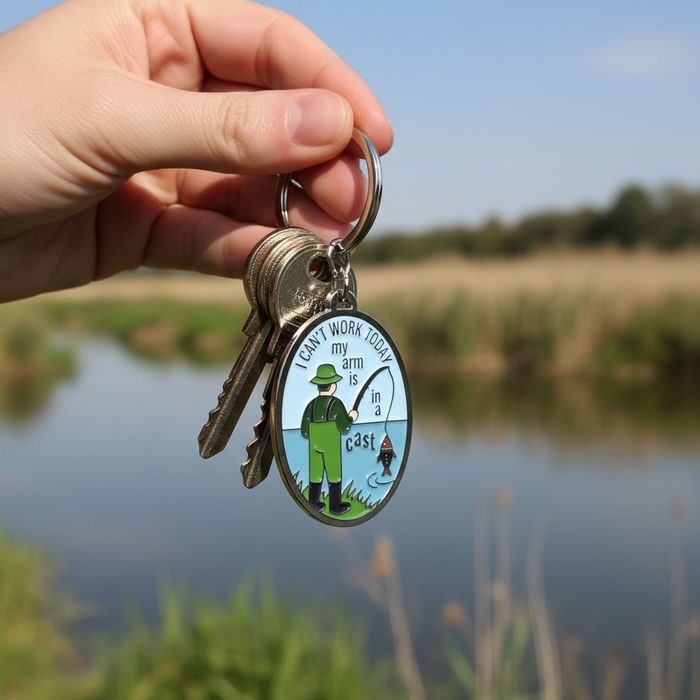 Fishing Keyring