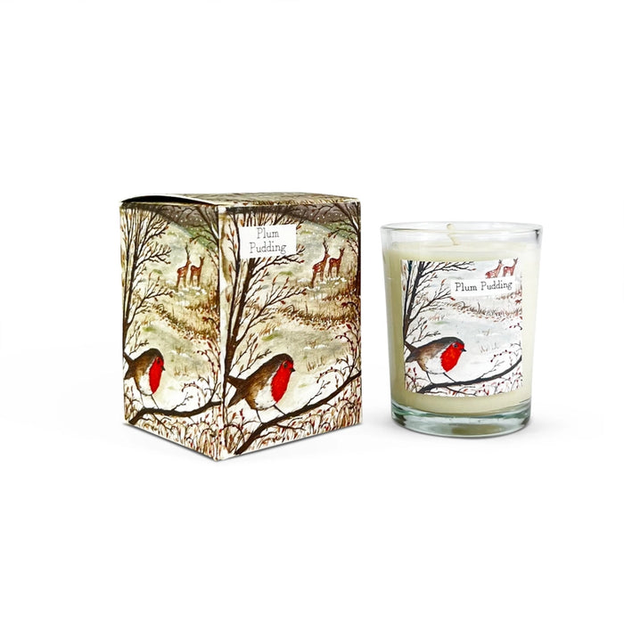 Small Scented Votive Candle - Plum Pudding (Robin)