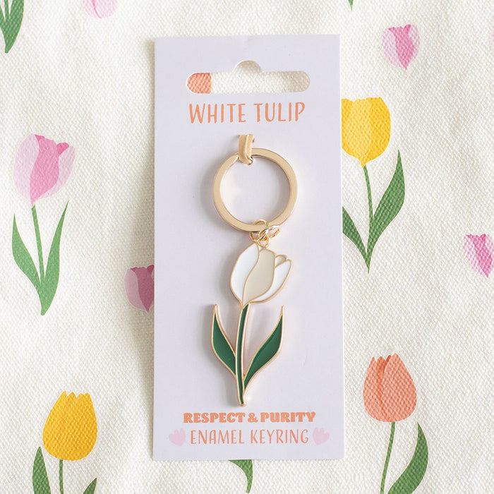 Tulip Keyring (3 colours to choose from)