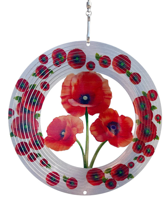 Poppy Wind Spinner (Small or Large)
