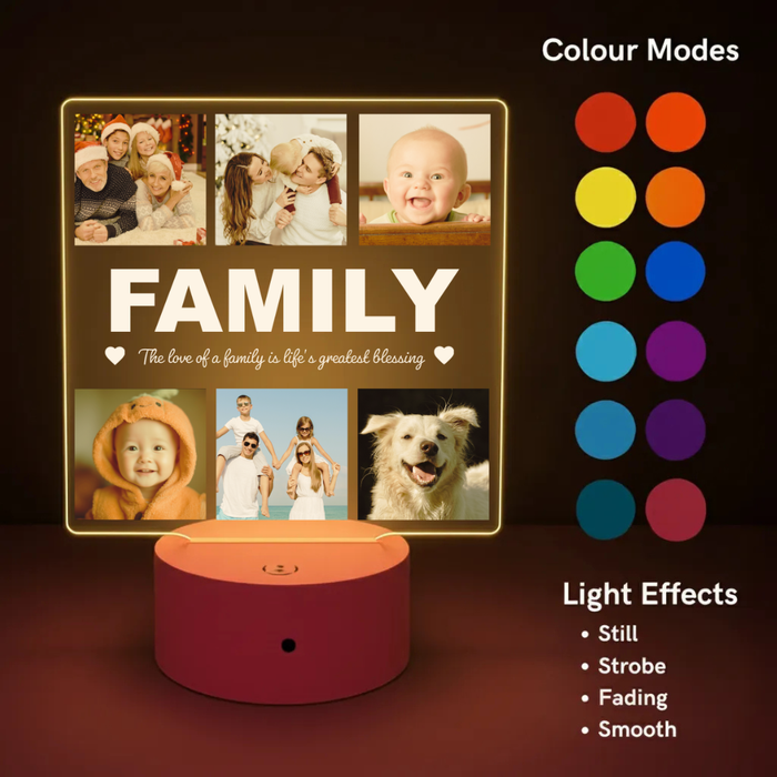 Photo Grid LED Night Light (You Can Personalise Me!)