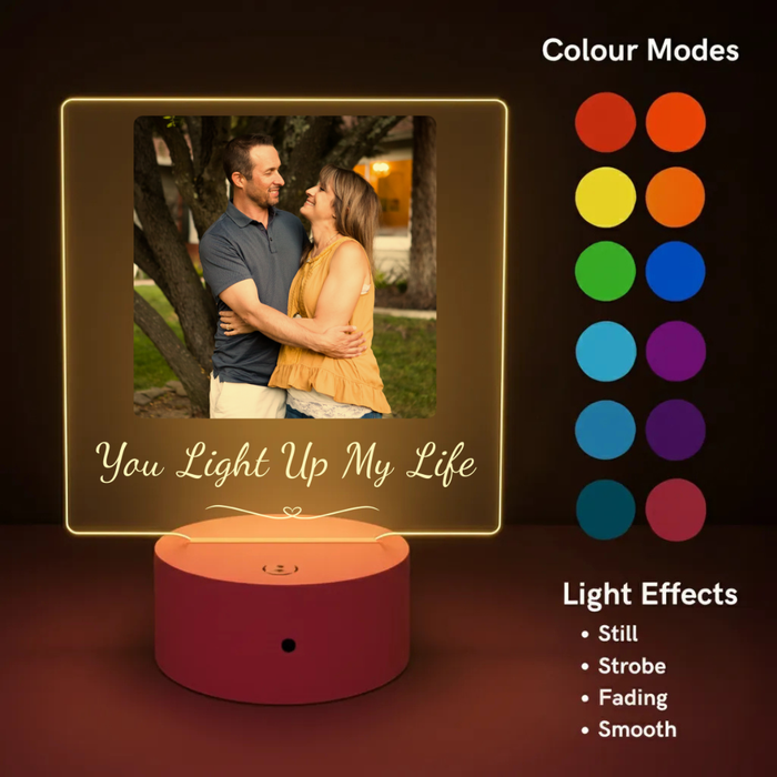 'You Light Up My Life' LED Night Light (You Can Personalise Me!)
