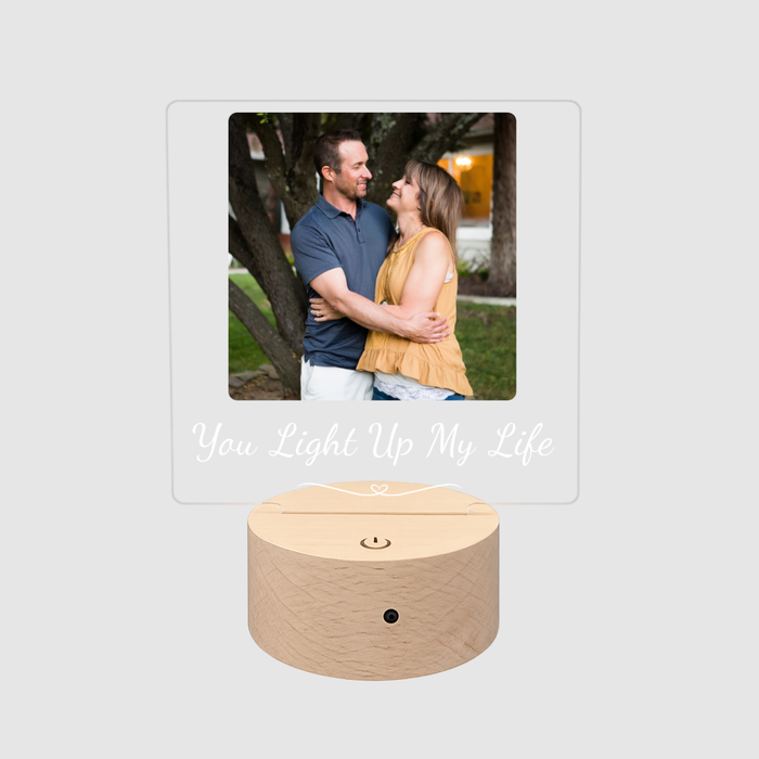 'You Light Up My Life' LED Night Light (You Can Personalise Me!)