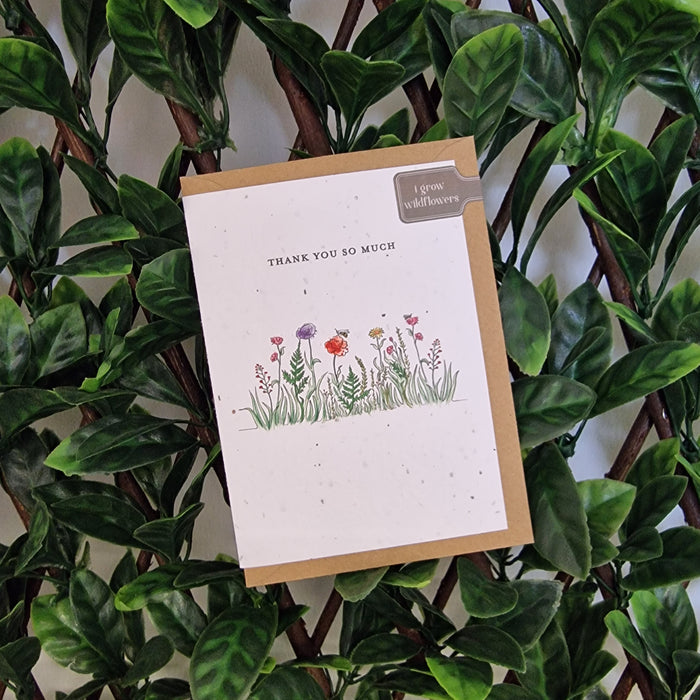 Plantable Thank You Seeded Card