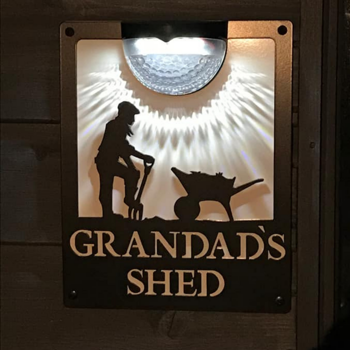Grandad's Shed Solar Powered Light