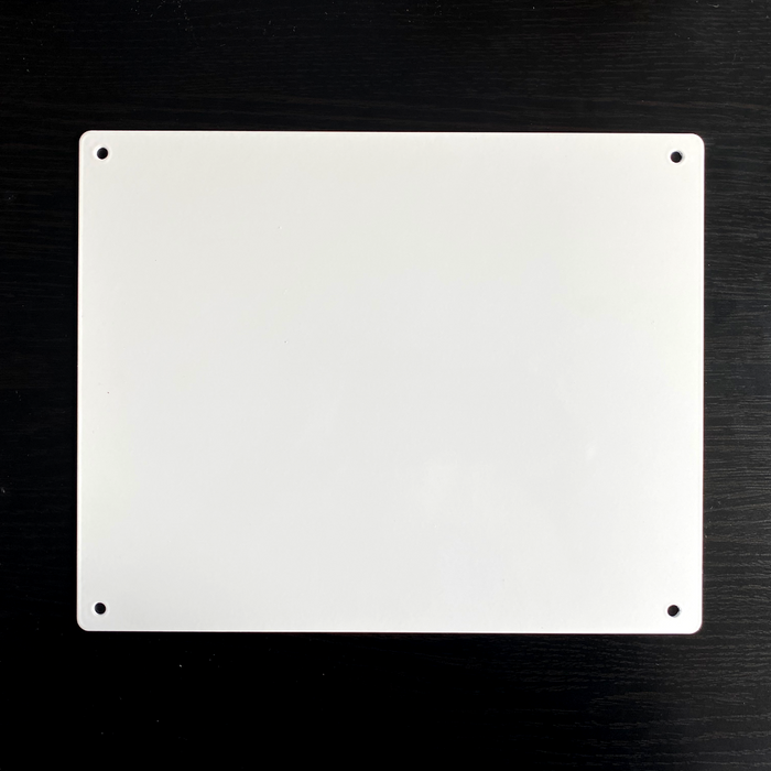 Acrylic White Background for Solar Plaques