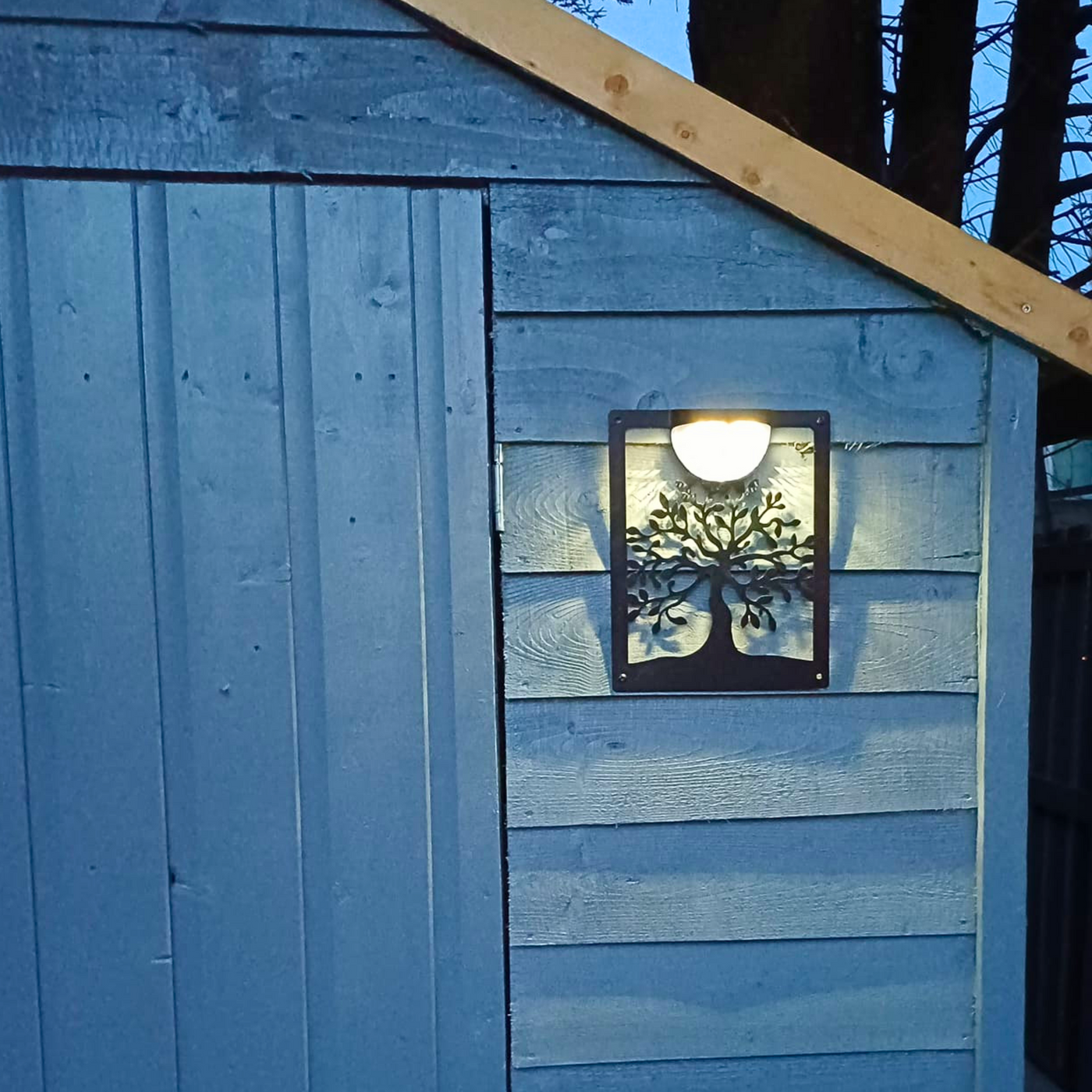 Tree of Life Solar Light Wall Plaque — Flory's Online