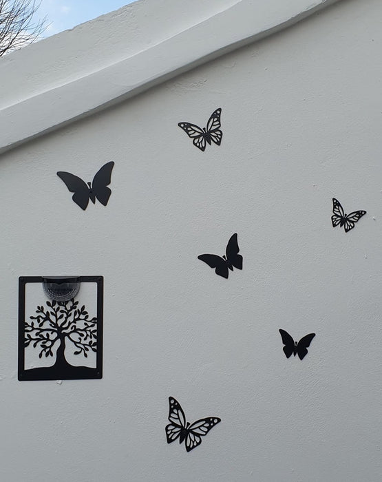 Set of 6 Butterflies- Wall Art