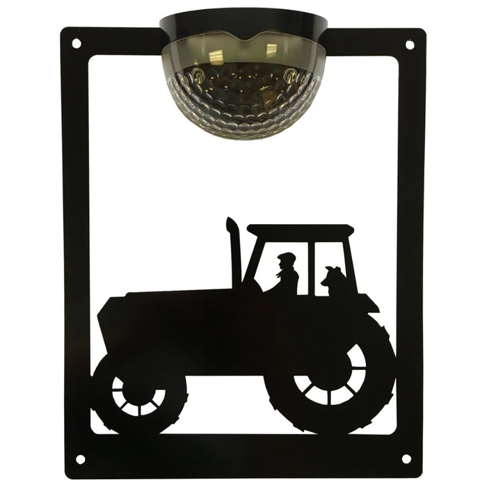 Tractor Solar Light Wall Plaque - Flory's Online